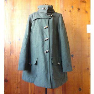 Asos green peacoat S